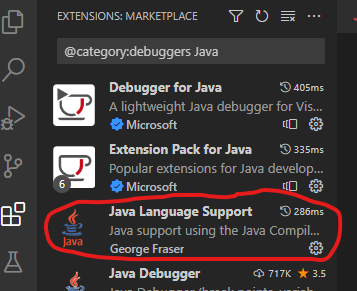 Java Language Support for Code
